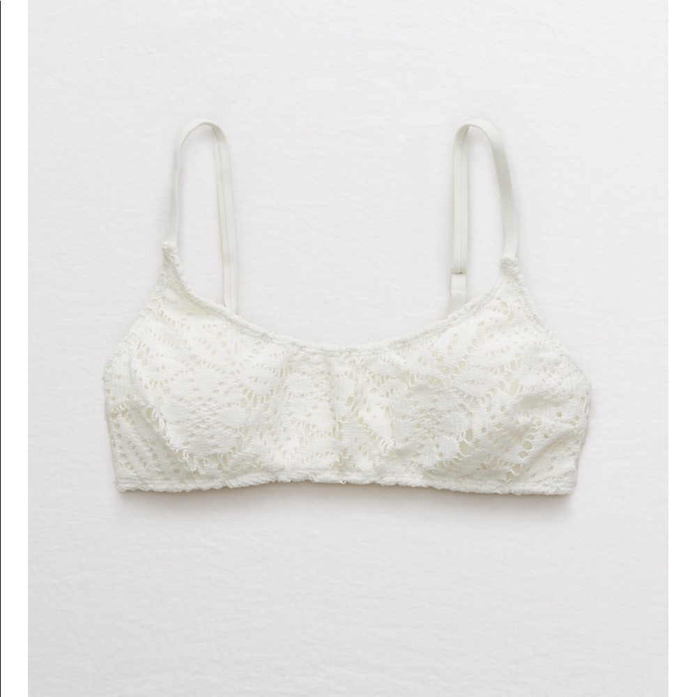 Aerie Crochet Scoop Bikini Top